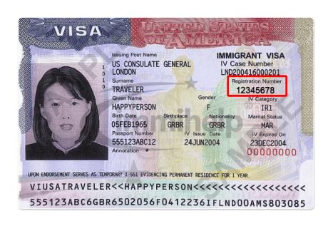 Alien Registration Number USCIS