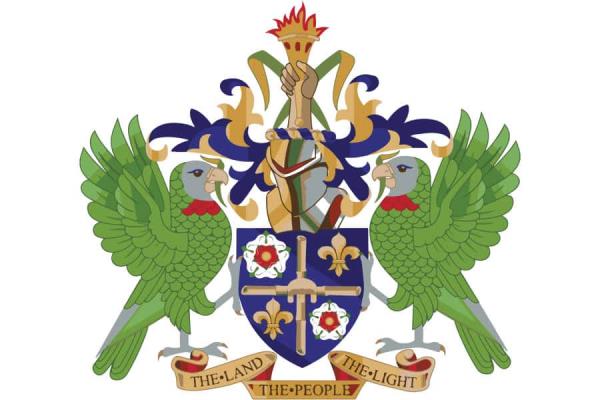 St Lucia: coat of arms